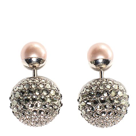 dior crystal earrings|christian mise en Dior earrings.